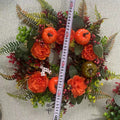 Christmas Decorations Window Door Hanging Arrangement Wreath Thanksgiving Simulation Wall Decoration Wreath