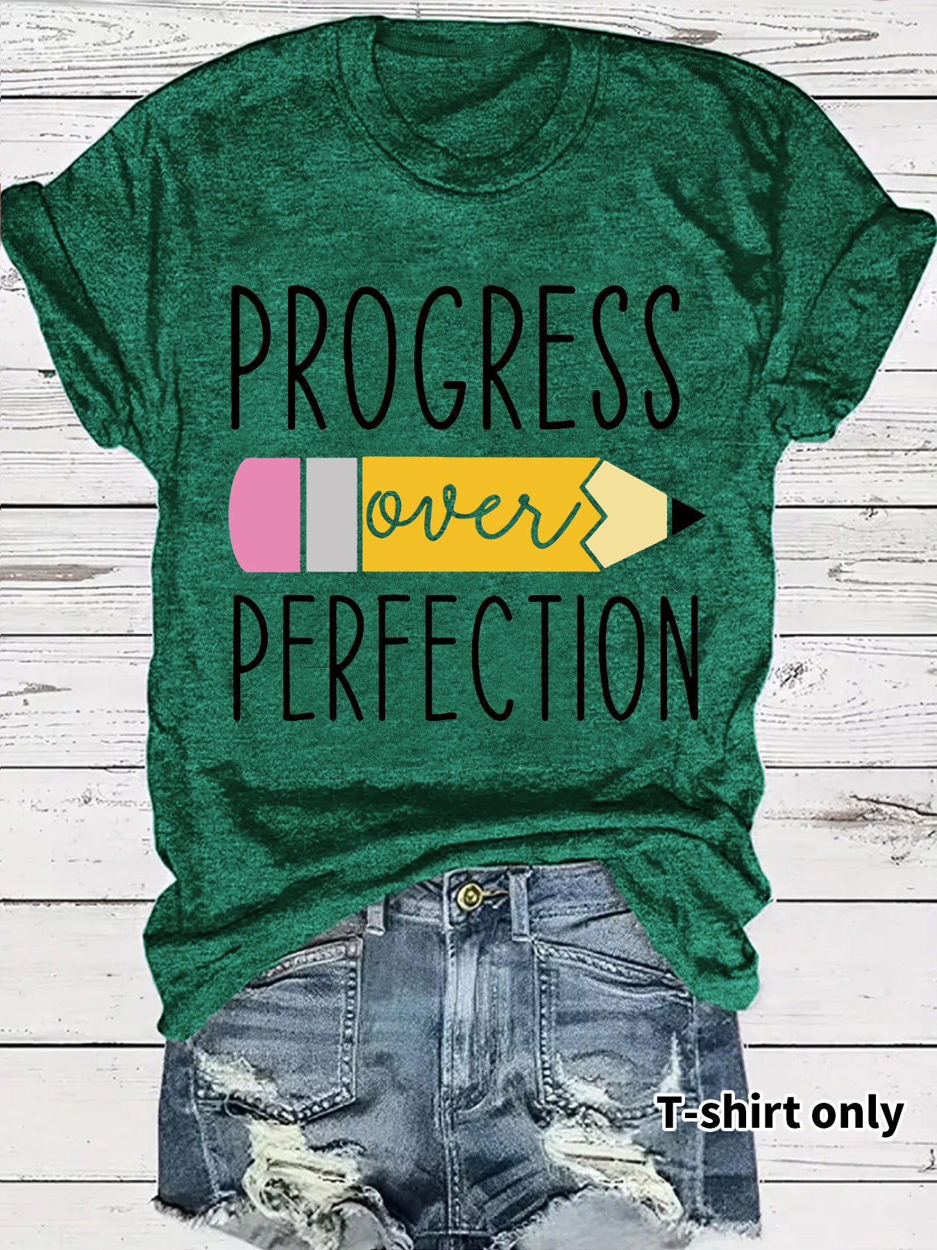 T-shirt short sleeved girl returns to school