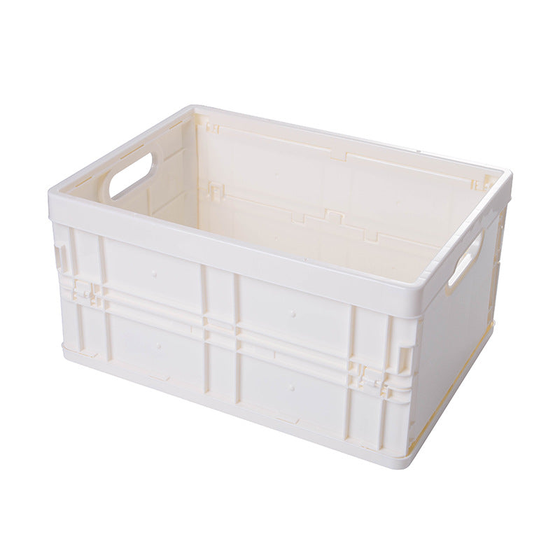 Foldable Storage Box Plastic Student High School Loaded Book Box Storage Box Folding Box Household Storage Finishing Box